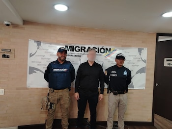 El ciudadano europeo fue detenido y será puesto a disposición de las autoridades españolas - crédito Migración Colombia