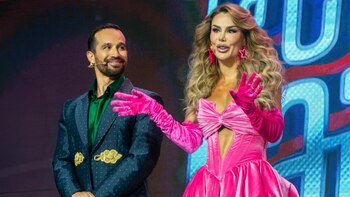 El comediante y la actriz