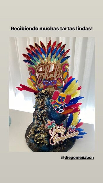 La cantante celebro sus 46