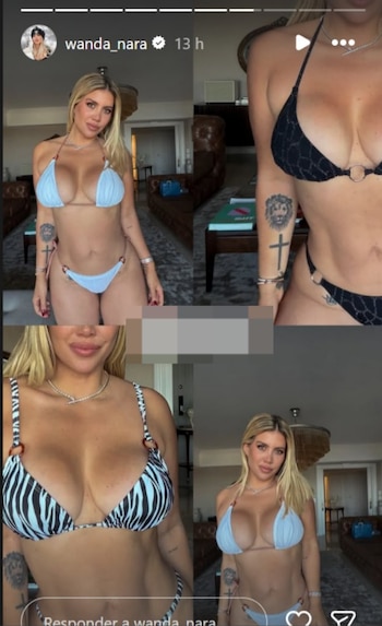 La empresaria eligió mostrarse sensual