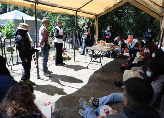 Las autoridades dieron a conocer a familias de desaparecidos los avances en la búsqueda Foto: Fiscalía CDMX