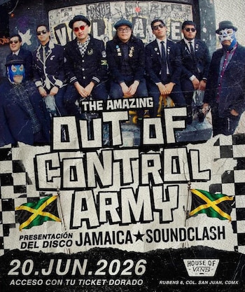 La presentación de Jamaica Sound Clash será el próximo sábado 20 de junio en la Ciudad de México. (Crédito: facebook | Out Of Control Army)