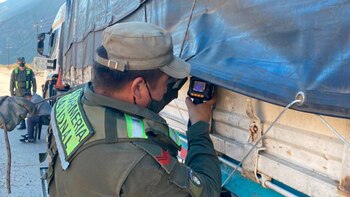 La carga de armamento ilegal