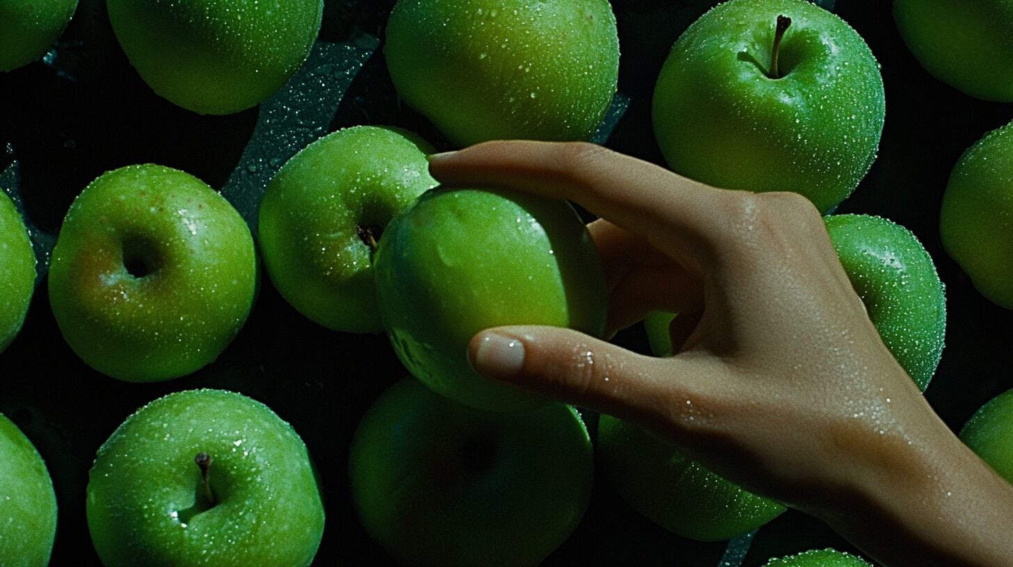 La manzana verde es rica en pectina, una fibra soluble que se une al colesterol en el intestino y facilita su eliminación (Imagen Ilustrativa Infobae)