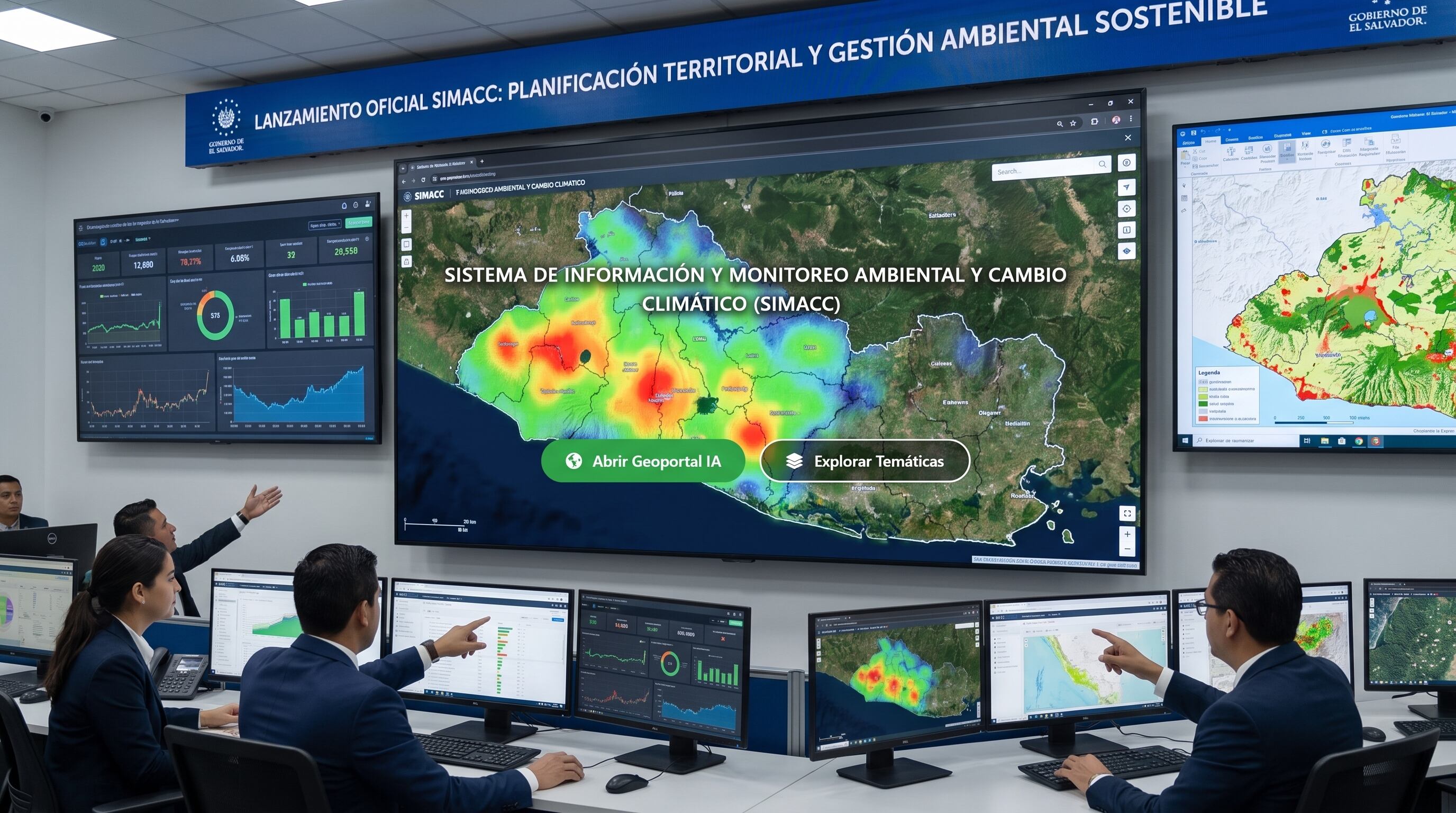 El Salvador lanza una plataforma ambiental con IA para monitorear el cambio climático y priorizar zonas de restauración