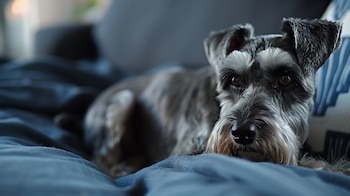 Con su característica barba y