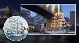 Buque Escuela Cuauhtémoc: esta pudo ser la causa de su choque con el puente de Brooklin, según primeros reportes