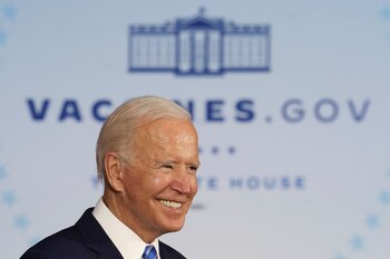 U.S. President Joe Biden prepares