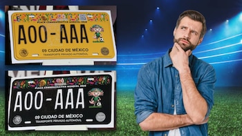 Nuevas placas vehiculares del Mundial