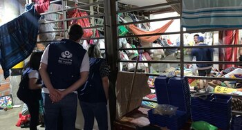 Defensoría del Pueblo durante su