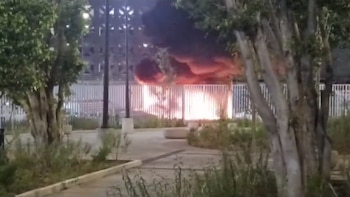 La pesada unidad se impactó