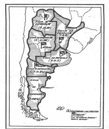 División del país en jurisdicciones