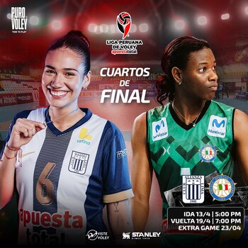 Alianza Lima se enfrentará a Circolo por los cuartos de final vuelta por la Liga Peruana de Vóley 2025. (Crédito: Puro vóley)