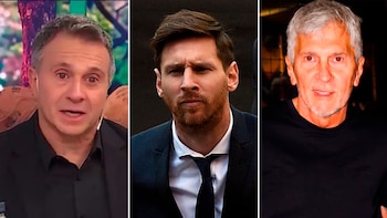 Sergio Lapegüe se emocionó hasta las lágrimas al leer al aire la carta de Lionel Messi para despedir a su padre