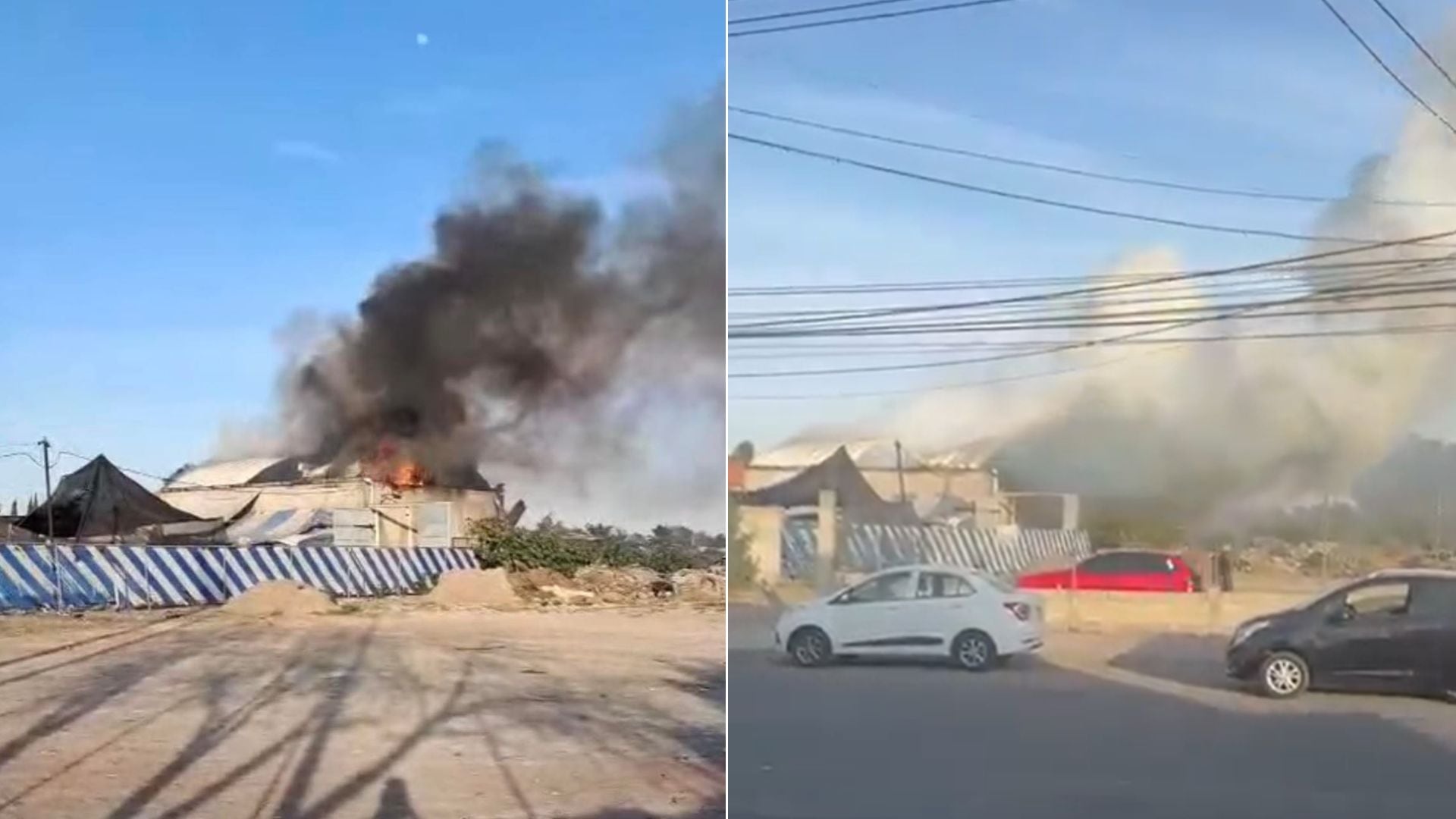 Se registra explosión en Tultepec: reportan incendio en una fábrica
