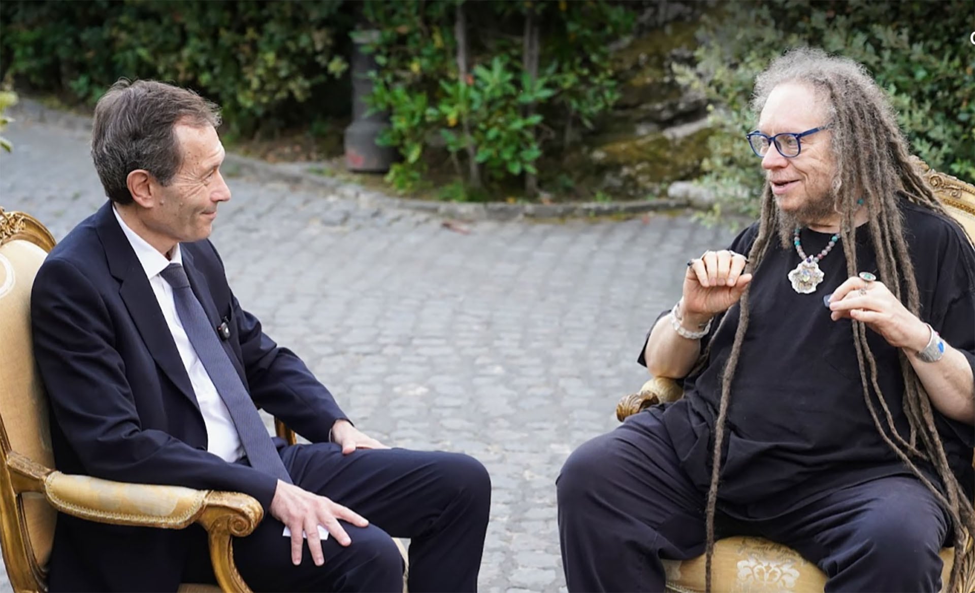 Gustavo Beliz y Jaron Lanier