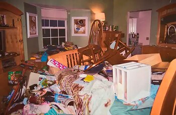 Así encontró la policía la