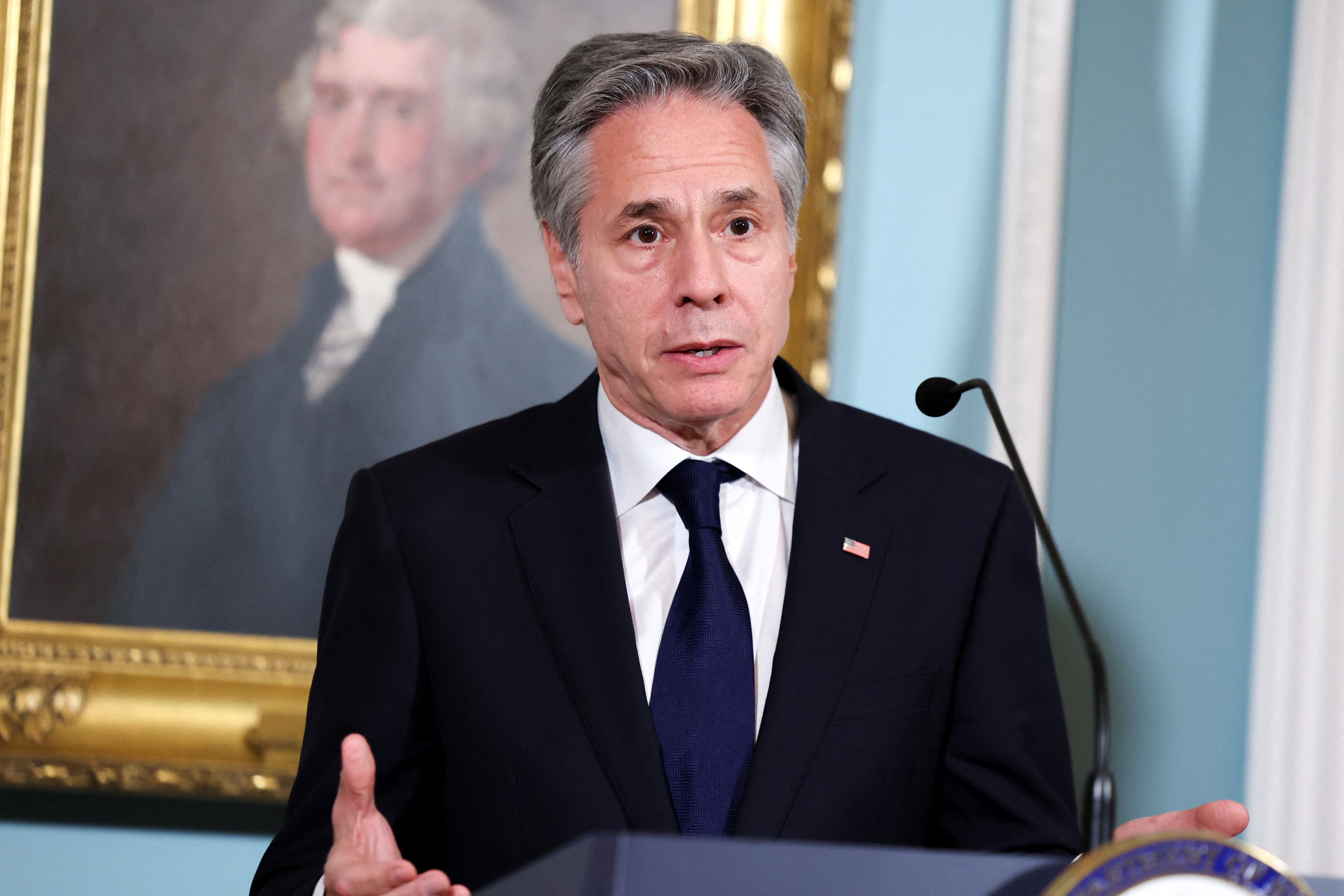 Antony Blinken, secretario de Estado de EEUU (REUTERS)