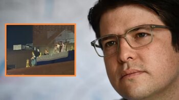 El senador Miguel Uribe Turbay