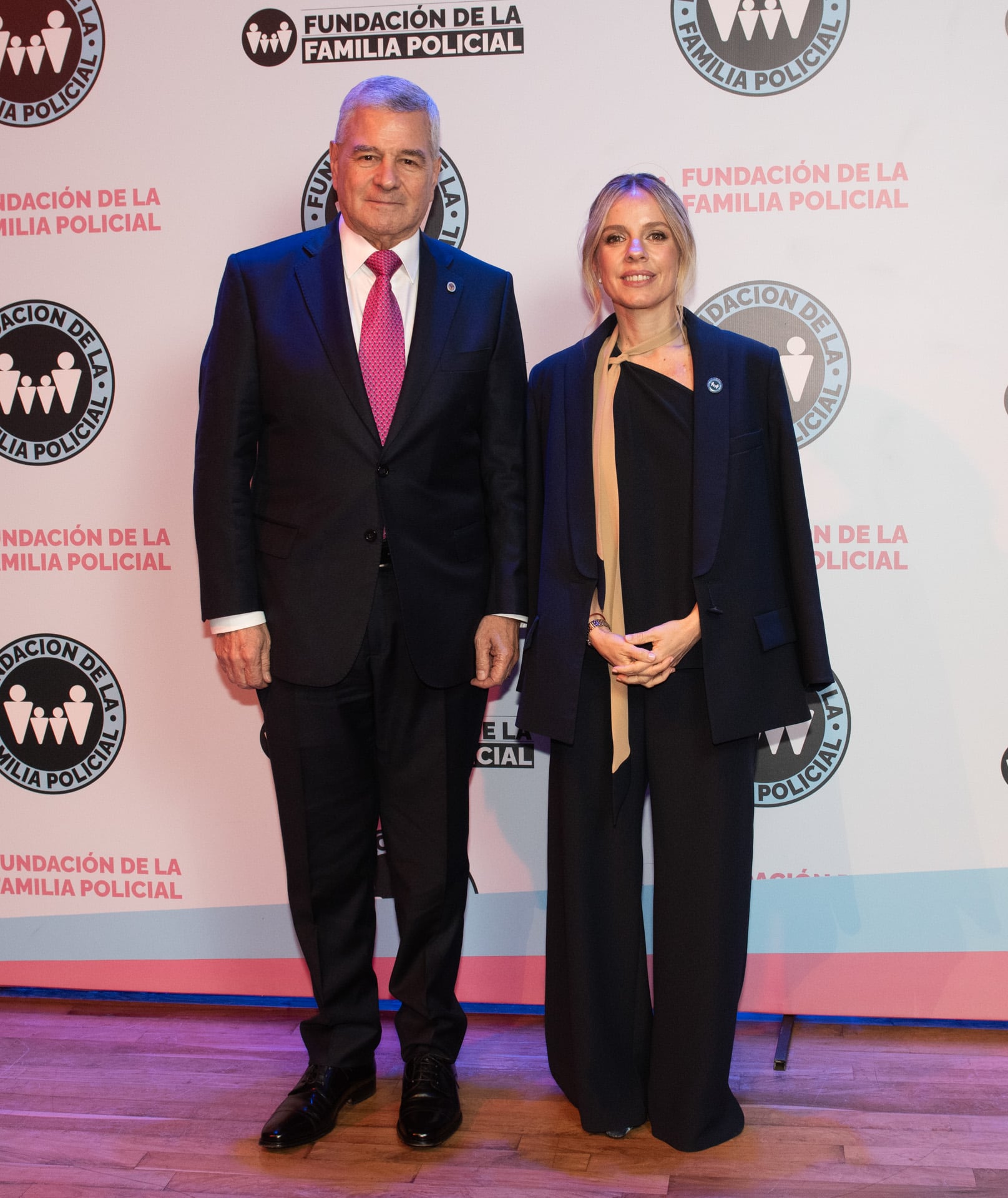 El ministro de Seguridad porteño, Horacio Giménez, y Genoveva Ferrero (Fotos Gustavo Gavotti y Gentileza)