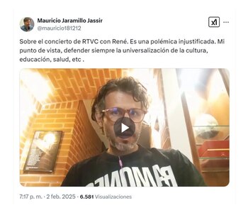 En sus redes sociales, Mauricio