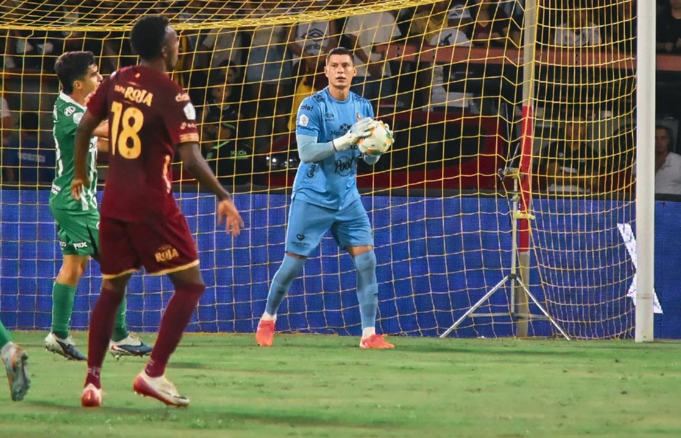 Deportes Tolima perde a primeira mão das semifinais da Liga BetPlay contra o Atlético Nacional por 1 a 0 - crédito Deportes Tolima