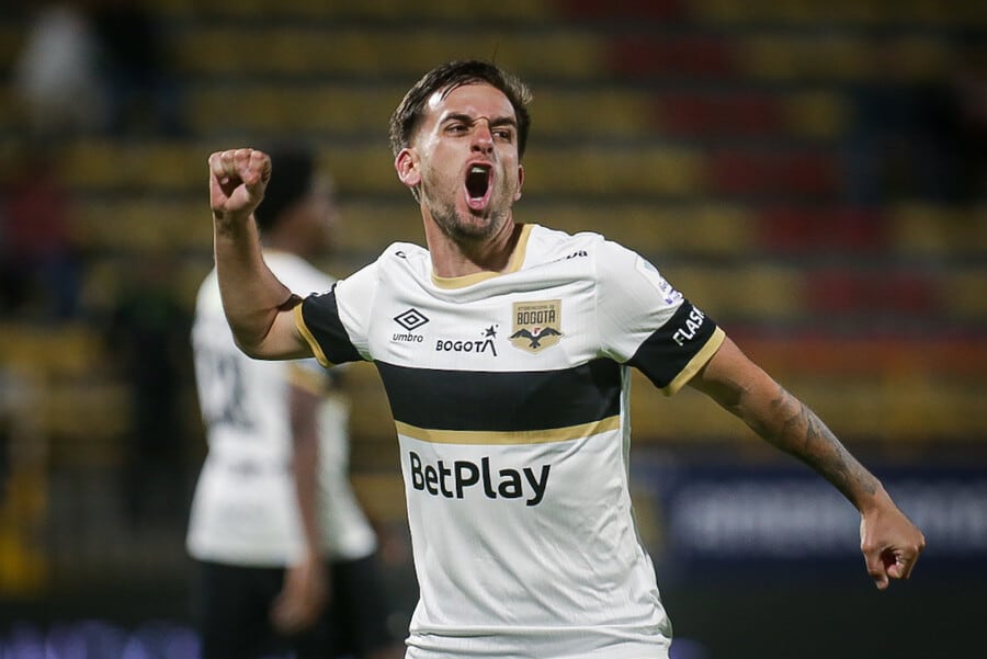 El cuadro bogotano hizo su estreno en el estadio de Techo y consiguió su primera victoria en la historia-crédito Cristian Bayona/Colprensa