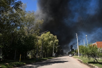 Incendio en Francisco Álvarez
