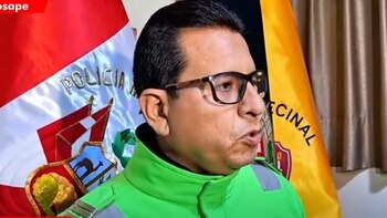 El comandante de la PNP