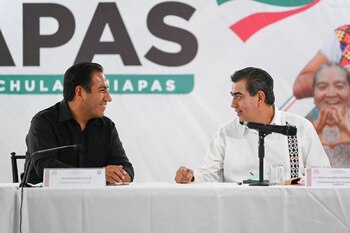 El gobernador de Chiapas, Eduardo