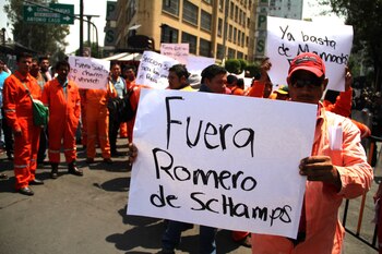 El líder sindical de Pemex