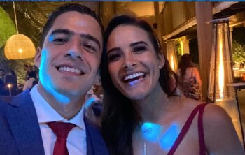 Gina Olguín y Andrés Vaca,