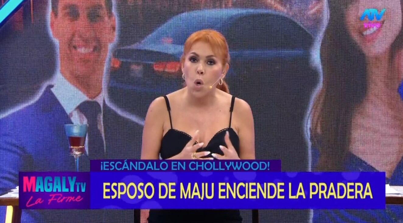 El perfil de Christian Rodríguez, el productor de televisión que habría tenido un romance clandestino con Maju Mantilla durante dos años. Infobae Perú / Captura TV - Magaly Tv La Firme