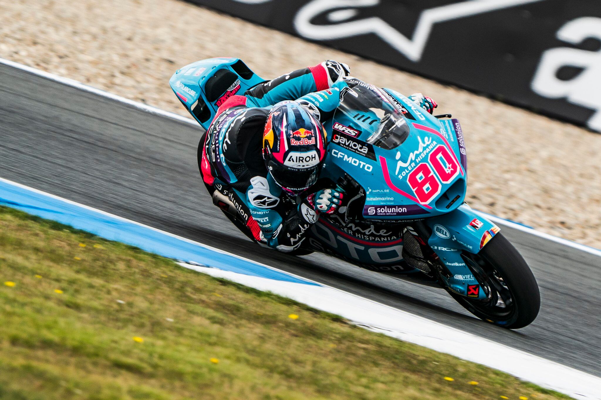 David Alonso cayó un puesto en la clasificación general del Campeonato de Moto2 - crédito Aspar Team