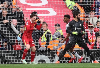 Andrew Robertson fue uno de los jugadores más destacados en la campaña de Jürgen Klopp cuando ganó todos los títulos en la temporada 2019-2020-crédito David Klein/REUTERS