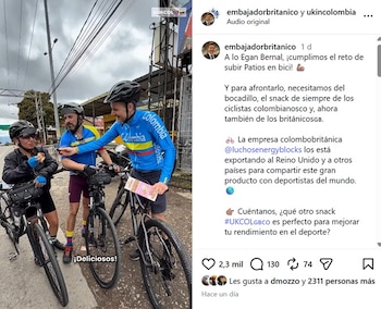 créditos @embajadorbritanico | @ukincolombia/IG