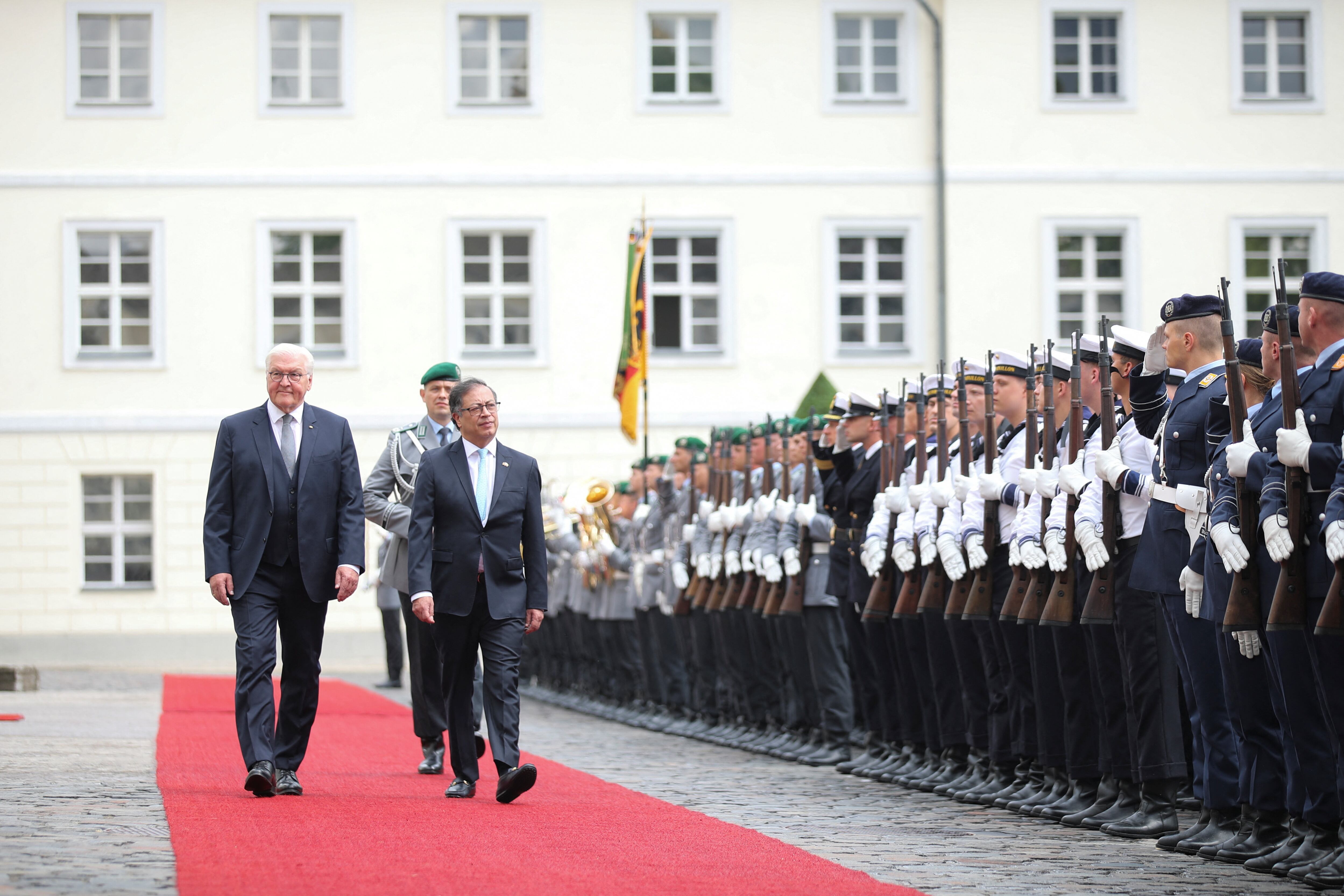 Gustavo Petro, presidente de Colombia, durante su visita oficial a Alemania en junio de 2023, donde ofreció una conferencia en la Fundación Friedrich-Ebert-Stiftung, abordando temas sobre el capitalismo y la izquierda global - crédito Nadja Wohlleben/Reuters