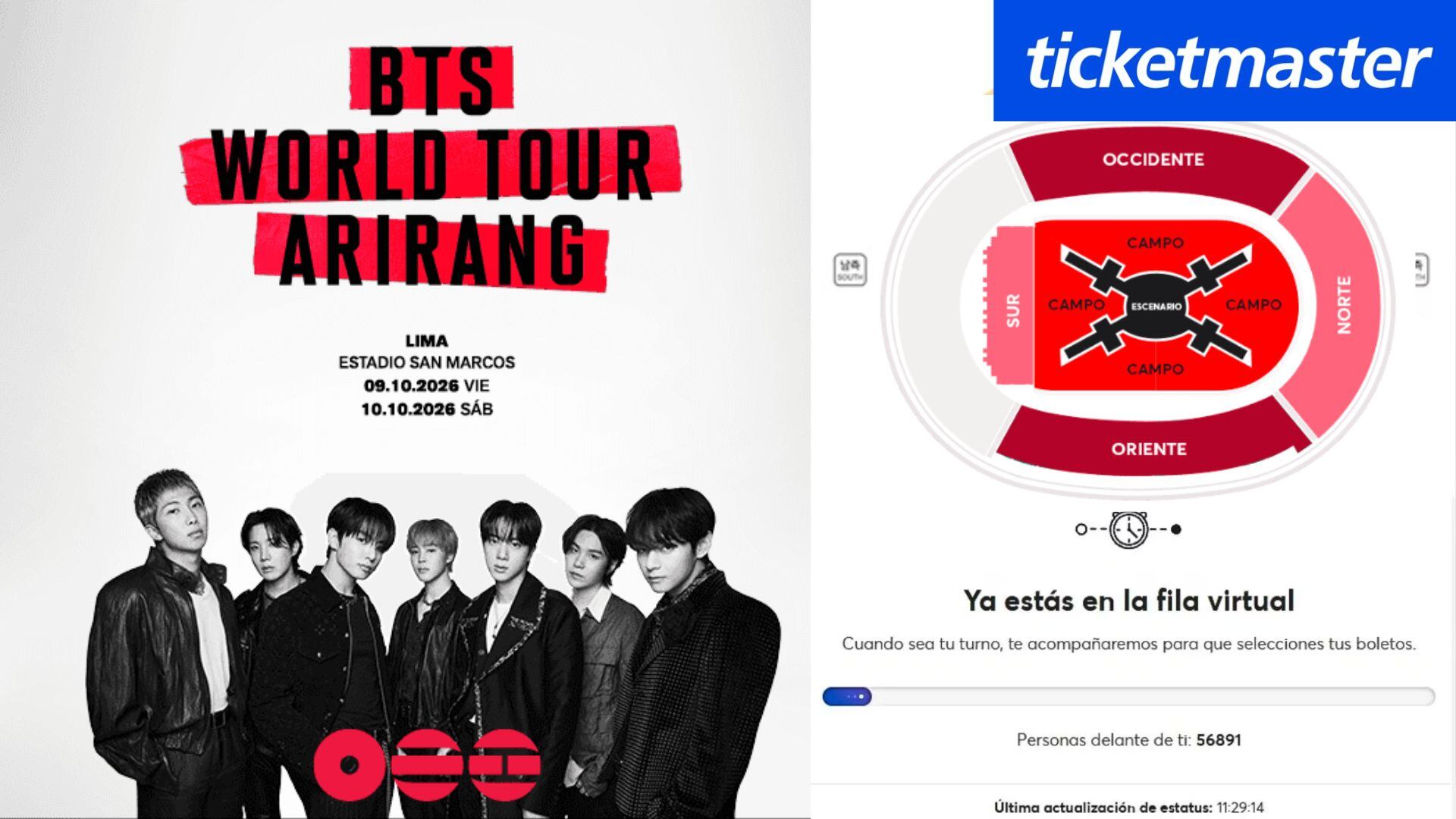 BTS Confirma Detalles de Conciertos en Lima y Proceso de Venta de Entradas
