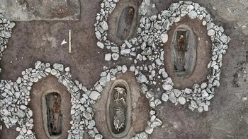 Descubrieron en Kazajistán trece tumbas