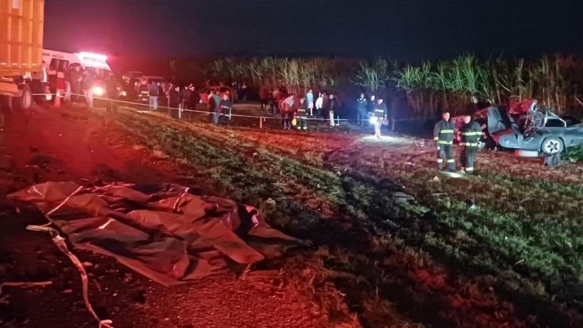 El camión Mercedes Benz volquete y la Volkswagen Amarok V6 circulaban en el mismo sentido al momento del impacto sobre la ruta nacional 38