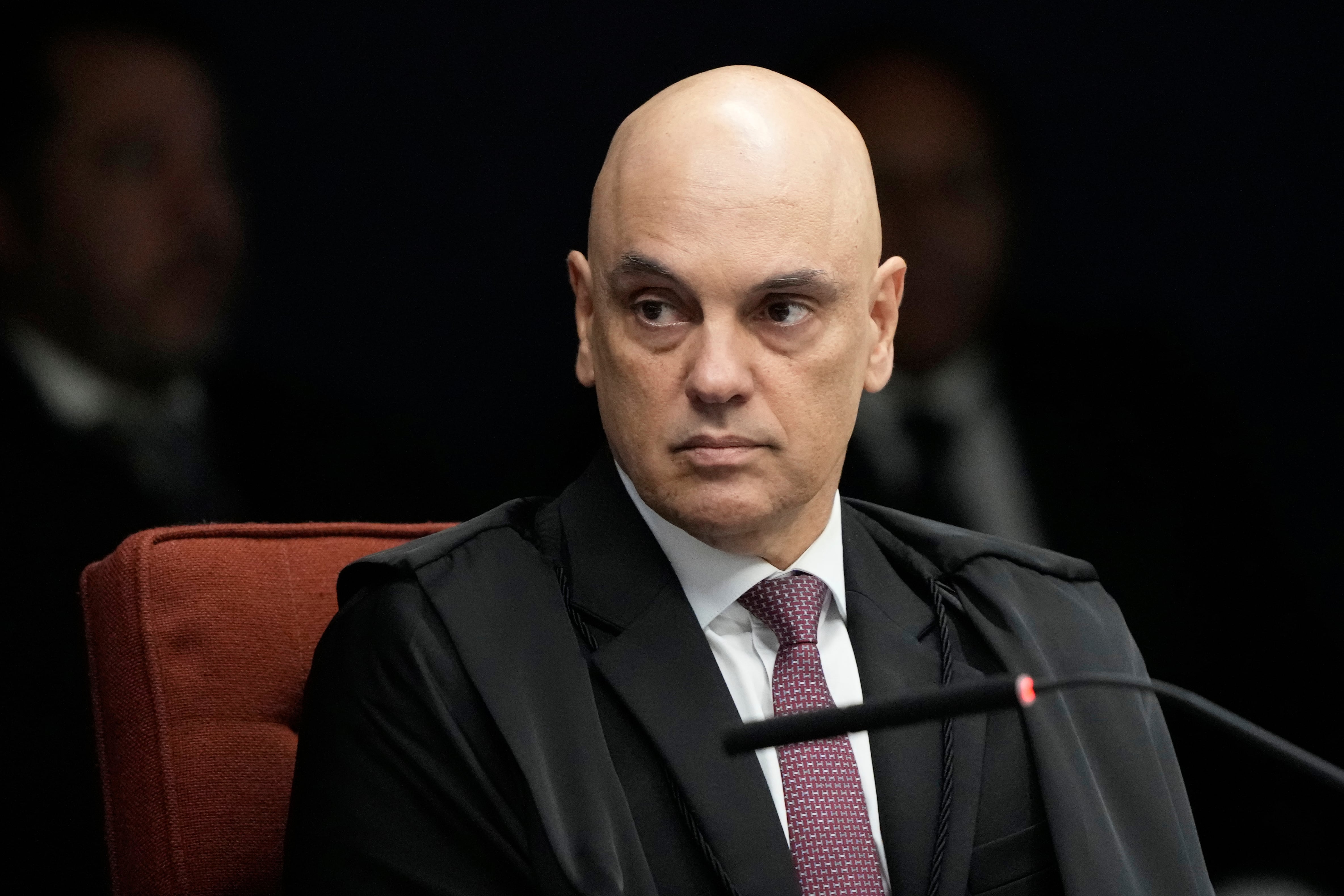 El juez del Tribunal Supremo de Brasil, Alexandre de Moraes (AP Foto/Eraldo Peres)