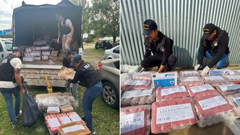 Los alimentos que fueron incinerados