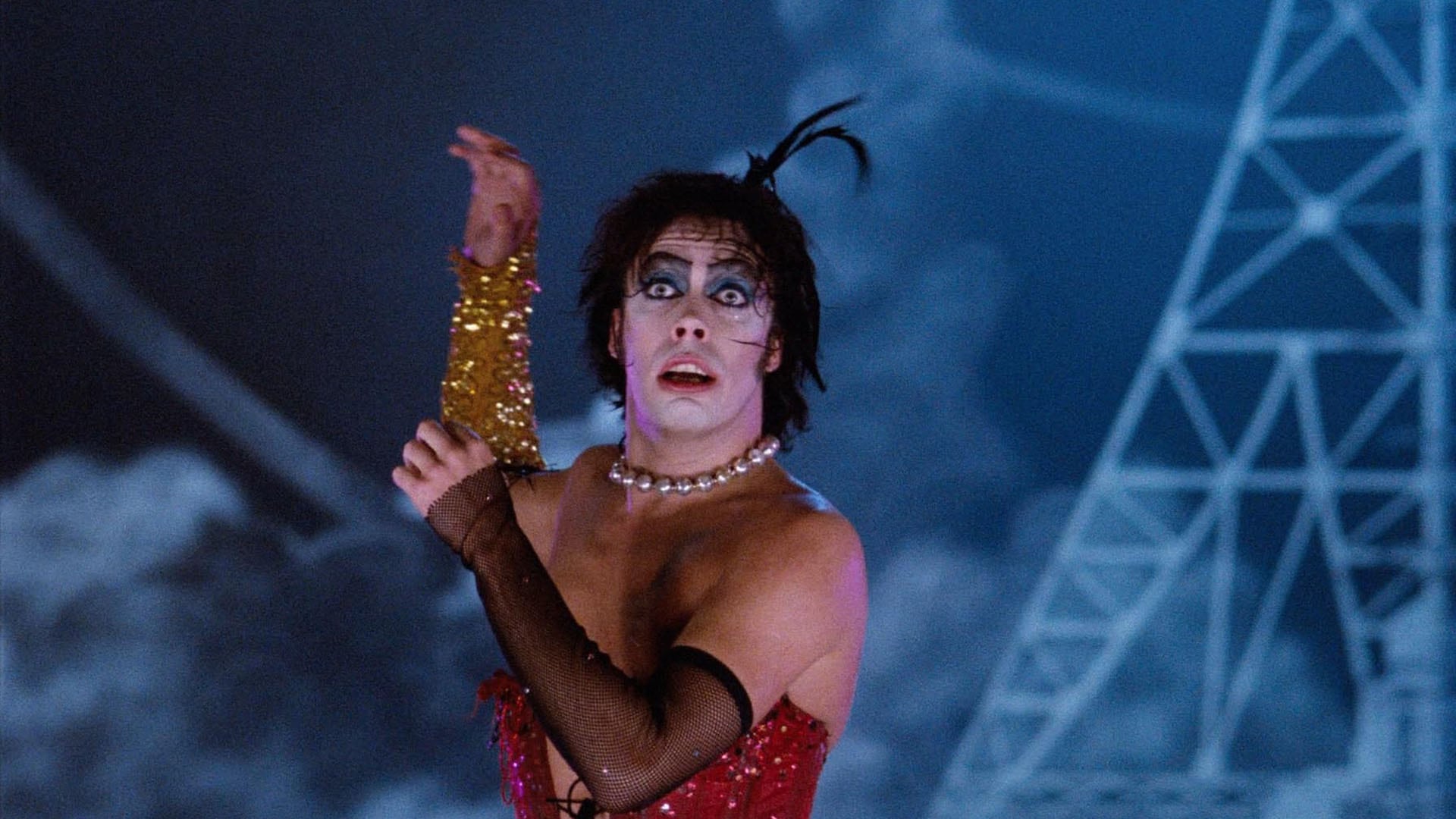 Tim Curry construyó desde cero el personaje de Frank-N-Furter y le dio un vocabulario propio en The Rocky Horror Show