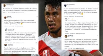 Reacciones contra Renato Tapia en