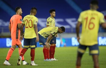 Futbolistas de la selección colombiana