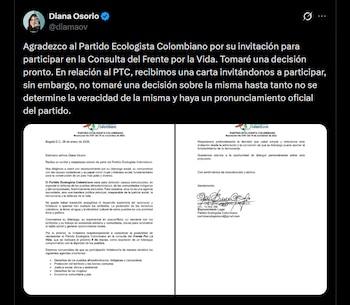 Diana Osorio señaló que en