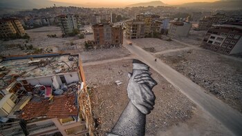 El artista callejero autodidacta decidió