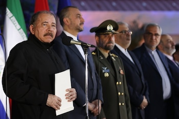14/06/2023 Imagen de archivo del presidente de Nicaragua, Daniel Ortega, a la izquierda.
POLITICA INTERNACIONAL
-/Iranian Presidency/Dpa
