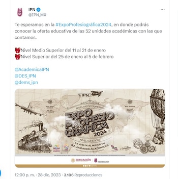 El IPN invitó a su