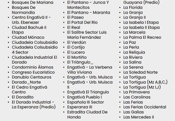 Barrios de Engativá que tendrá